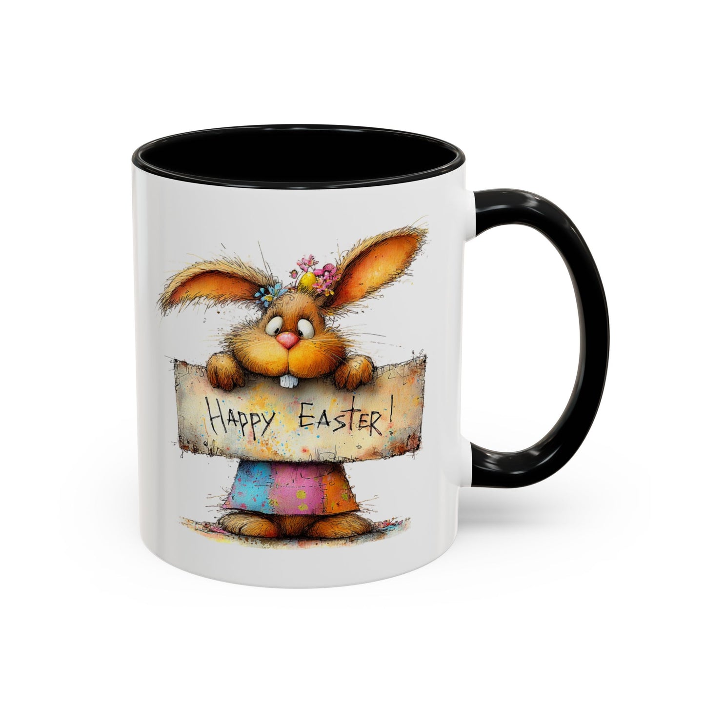 Easter Mug - Happy Easter Bunny Sign