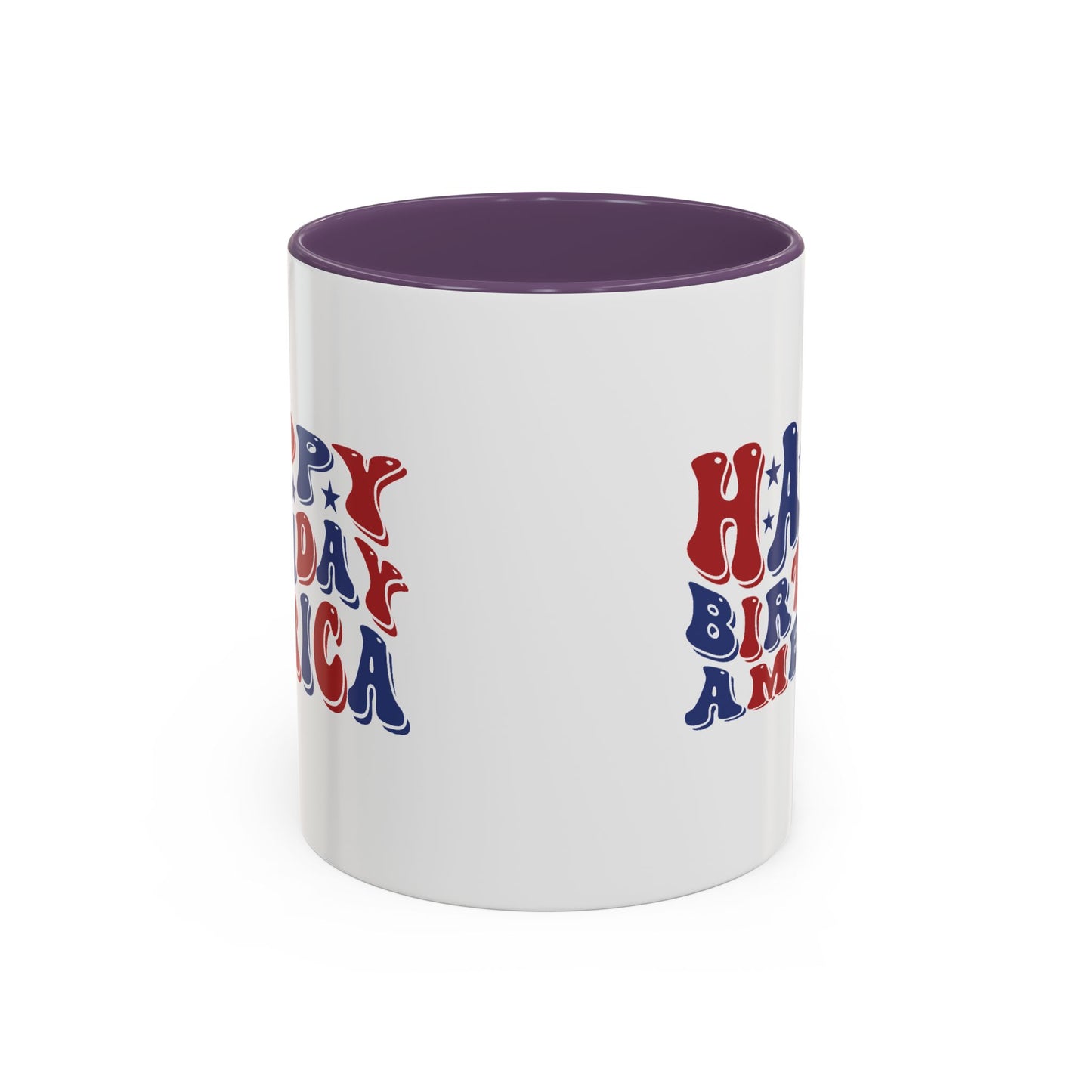 4th of July Mug - Happy Birthday America Retro
