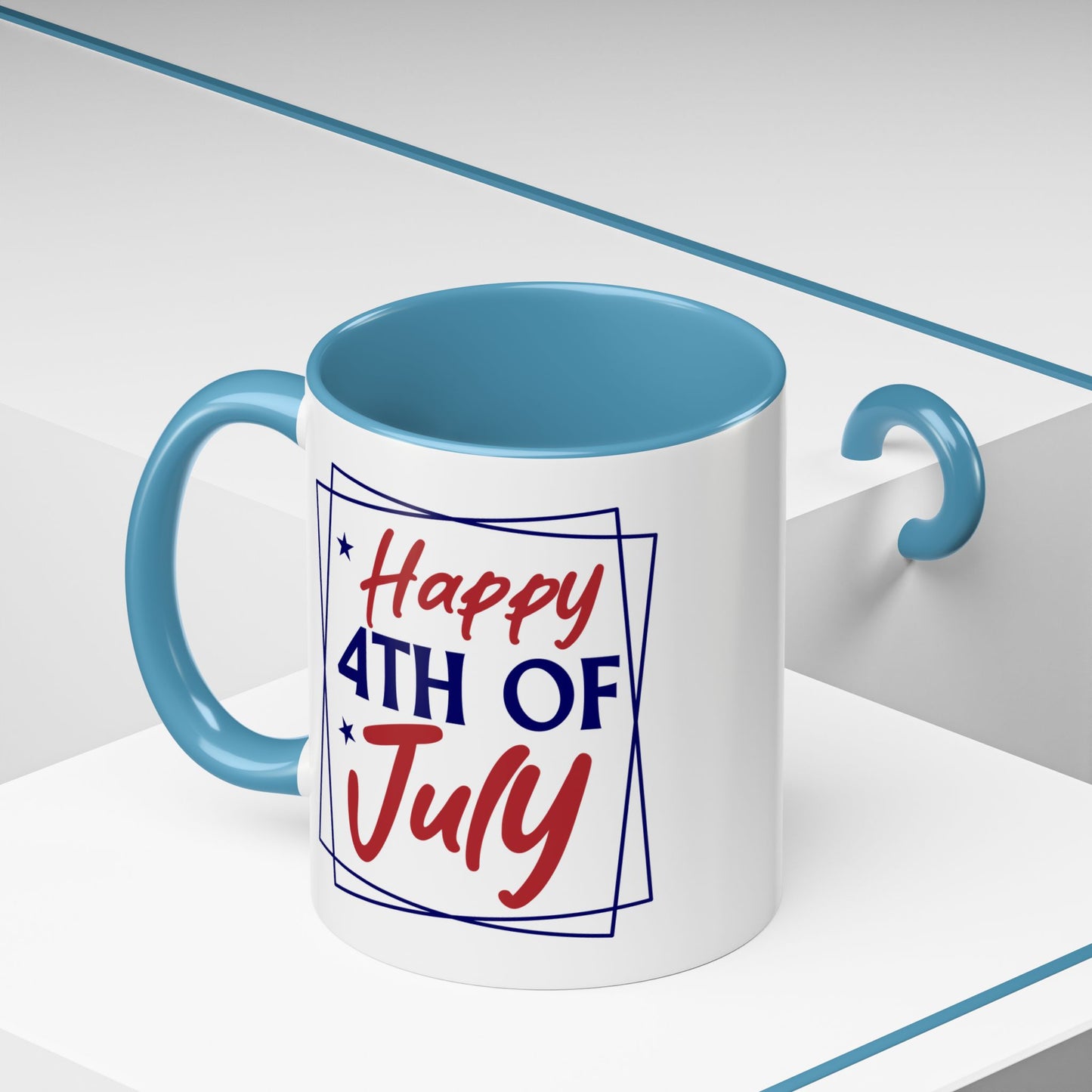 4th of July Mug - Happy Fourth of July Frames