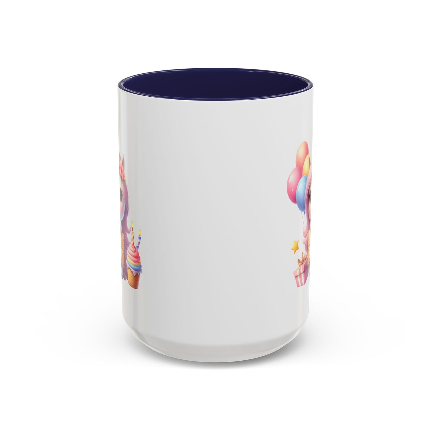 Birthday Mug - Girl Unicorn Happy Birthday Sign 2
