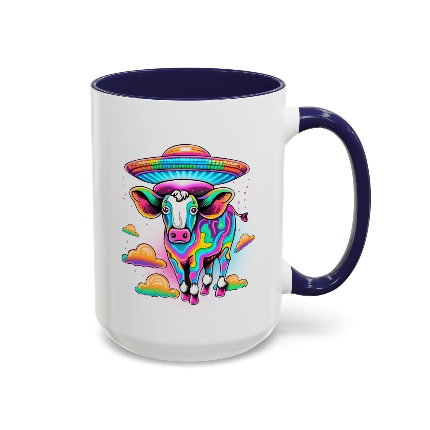 Alien Mug - Multicoloured Cow