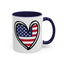 4th of July - Heart Flag