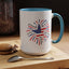 4th of July Mug - Star Flag Fireworks