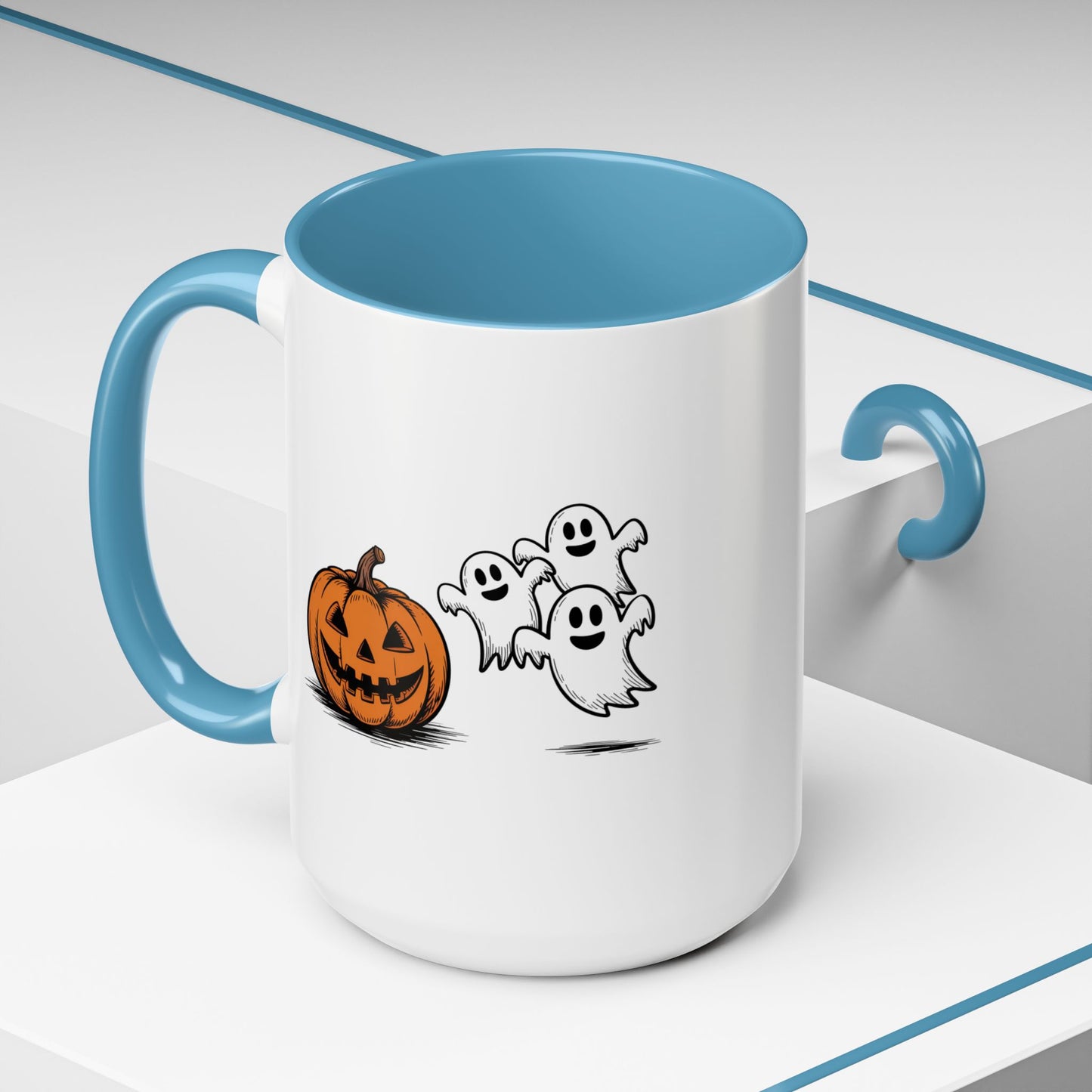 Halloween Mug - Pumpkin & Ghosts