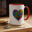 Animal Mug - Dog Paws Heart