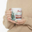 Christmas Mug - Merry Christmas Snowy Landscape Train
