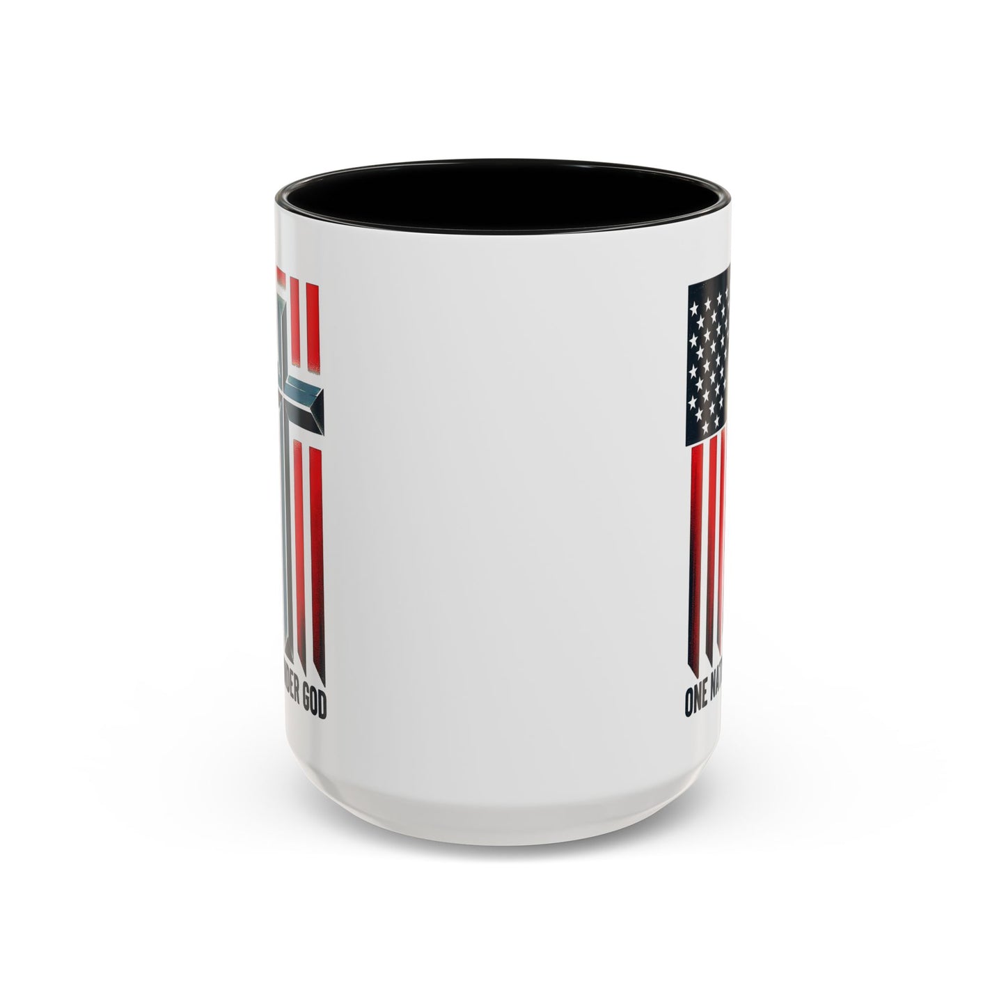 Religious Mug - One Nation Flag Cross