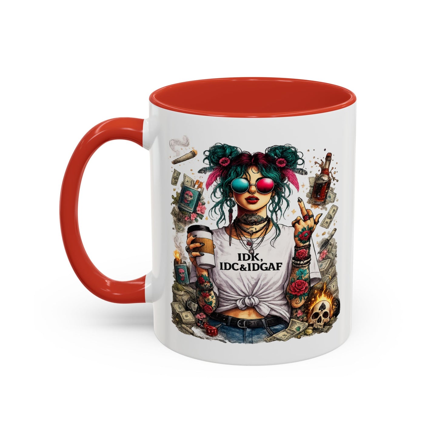 Humor Mug - The IDK IDC & IDGAF