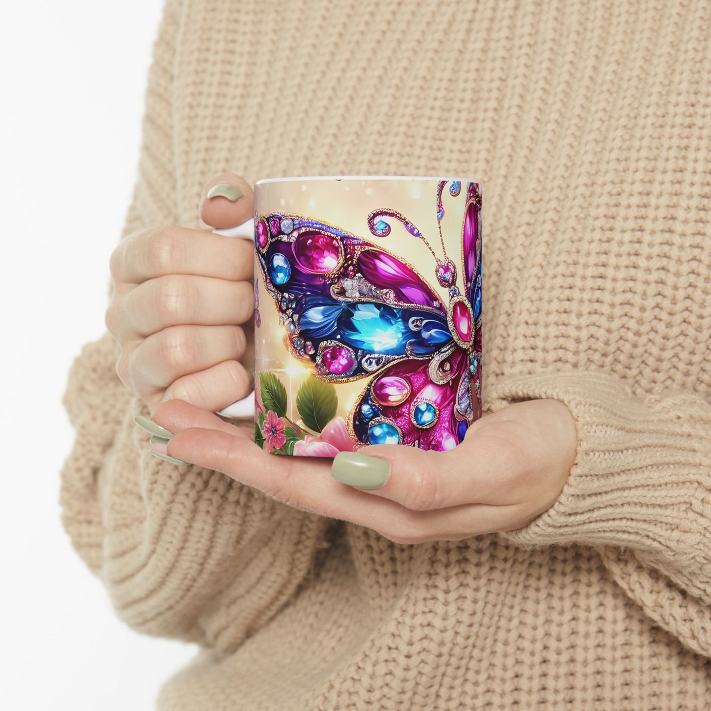 Artistic Mug - Diamond Butterfly