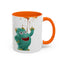Humor Mug - Monster Drinks Coffee Spill