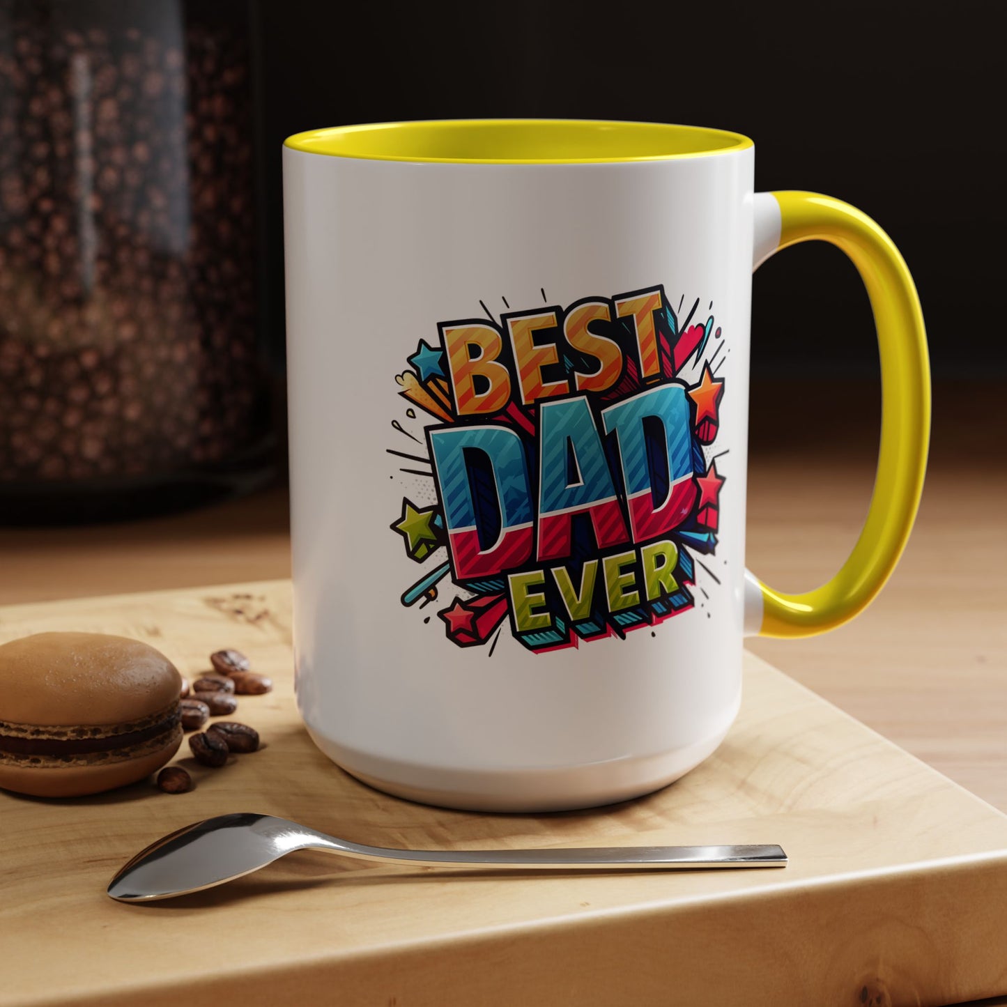 Father's Day Mug - Best Dad Ever Comic