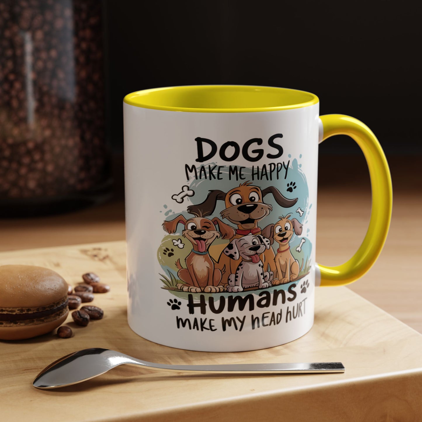 Animal Mug - Dogs Make Me Happy