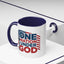 Religious Mug - One Nation Flag Cross
