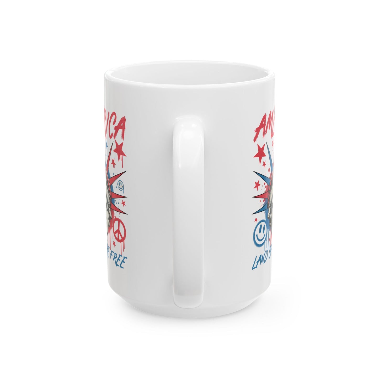 4th of July Mug - America Lady Liberty