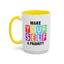 Wellness Mug - Make Yourself a Priority Colored Blocks