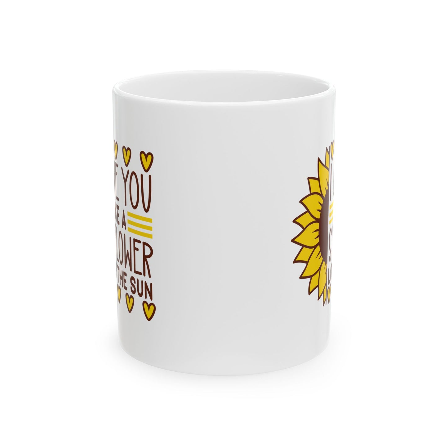 Anniversary Mug - I Love You Like a Sunflower
