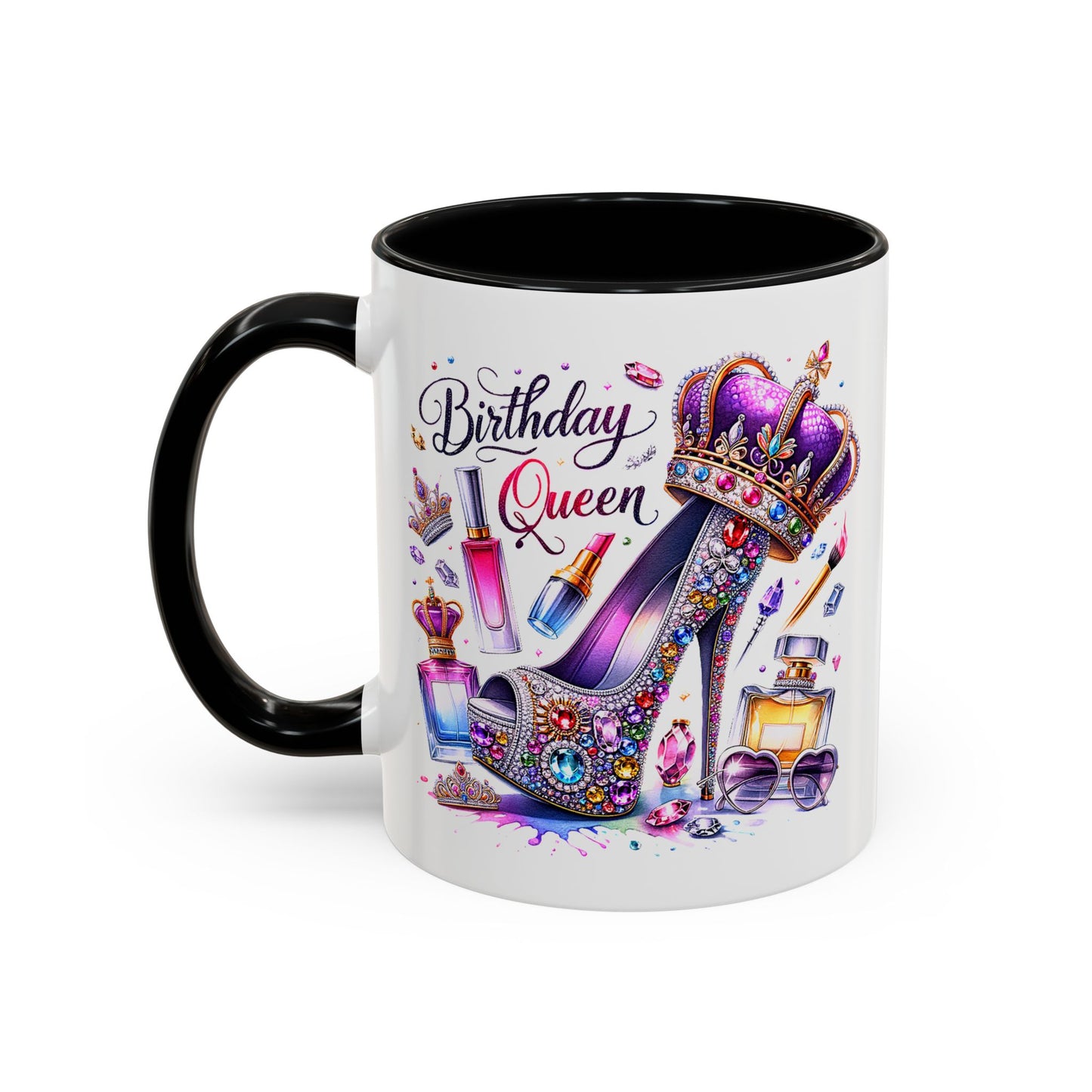 Birthday Mug - Birthday Queen Glitter