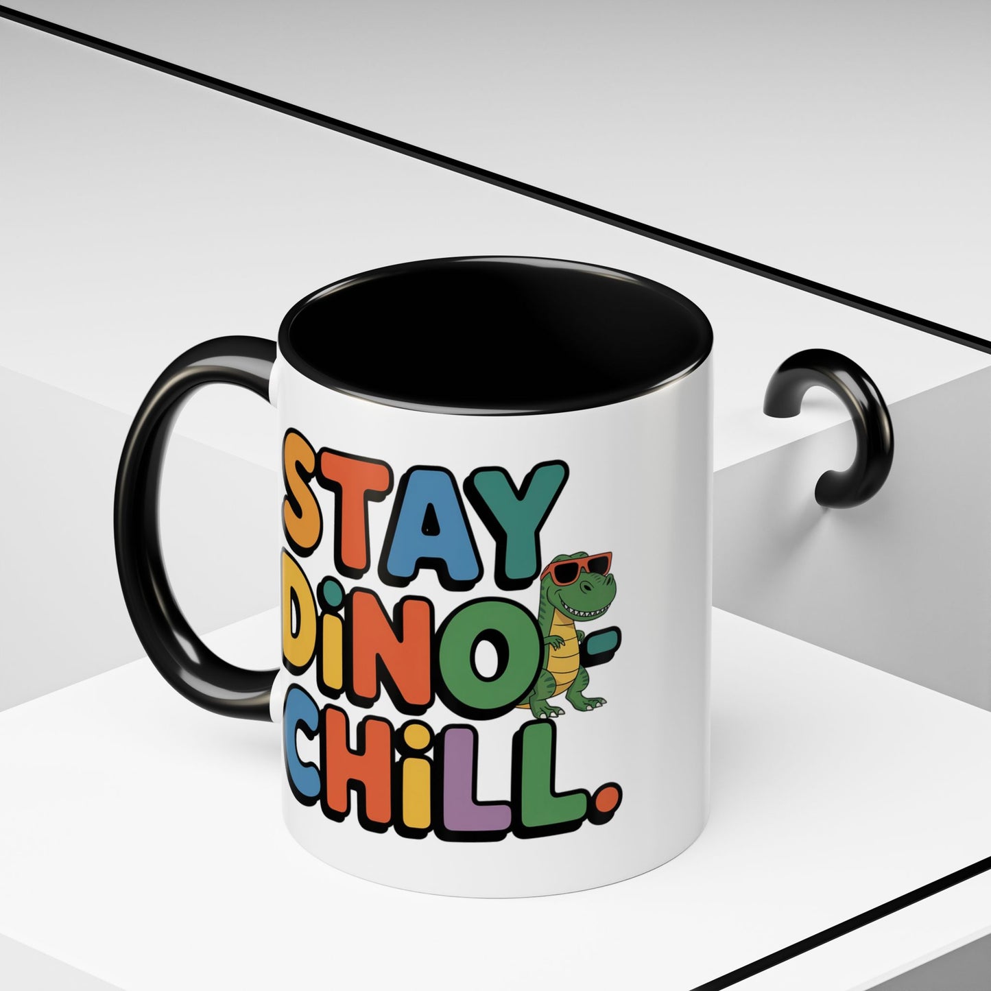 Humor mug - Stay Dino Chill