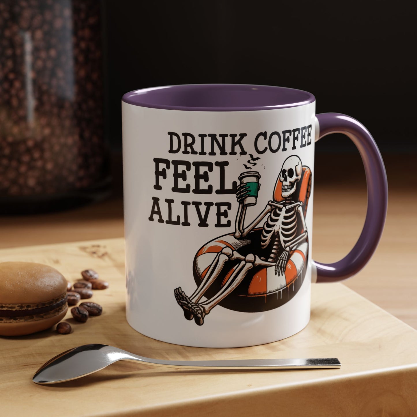 Humor Mug - Drink Coffee Feel Alive
