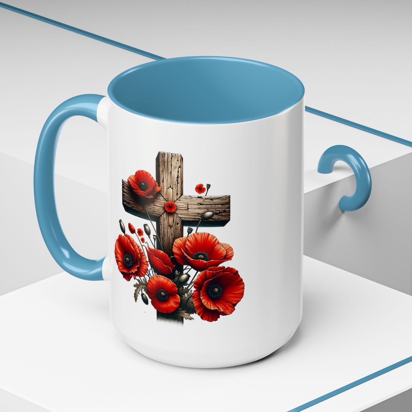4th of July Mug - Fallen Soldier Cross