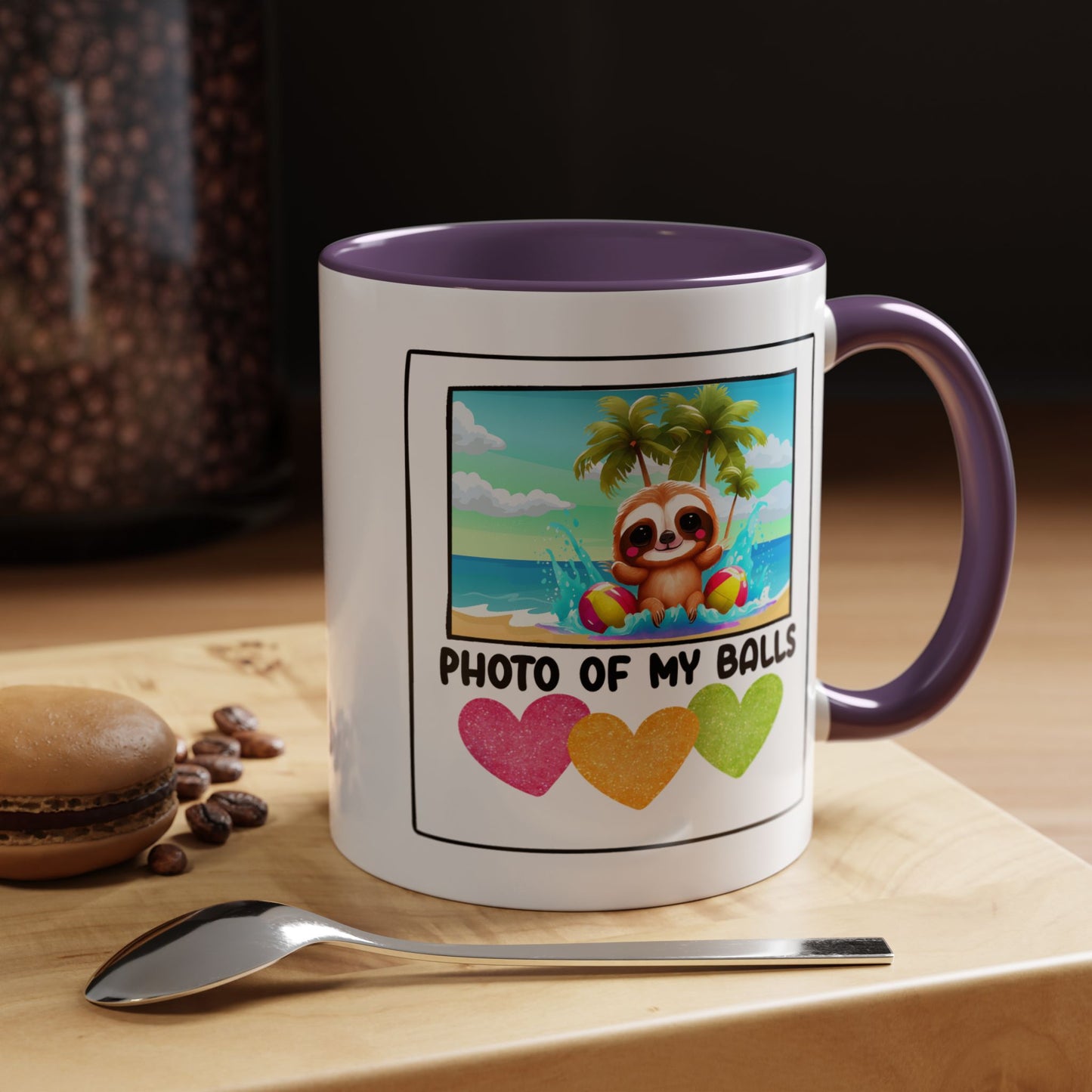 Adult Mug - Photo of My Balls