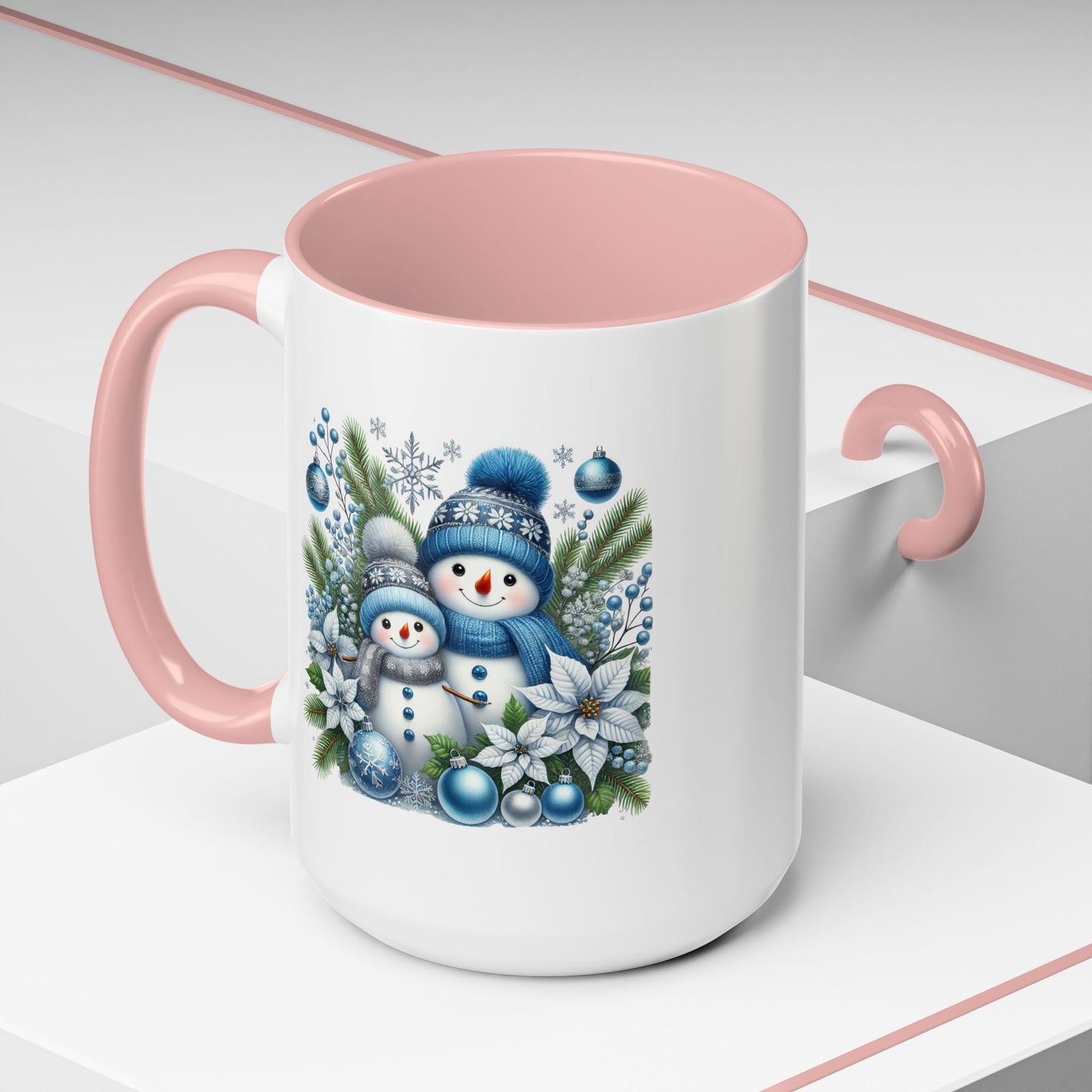 Christmas Mug - Blue Snowman Child