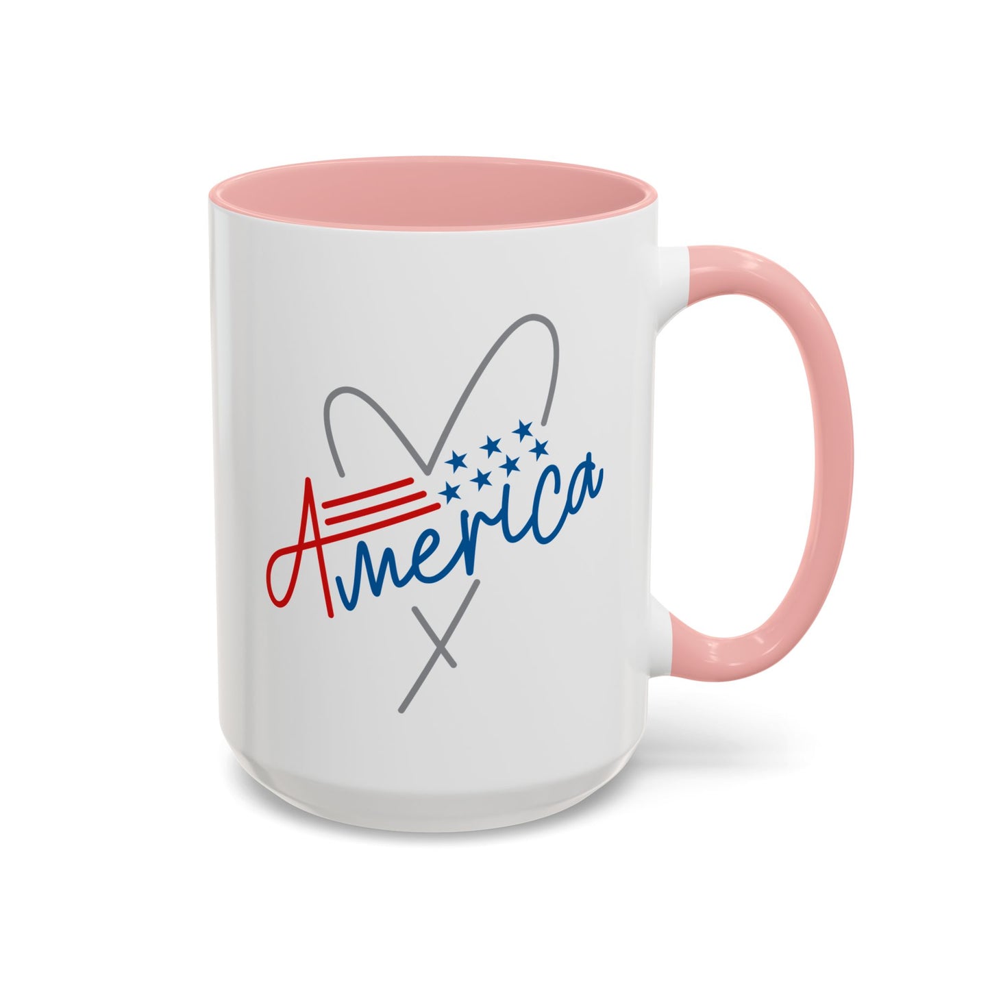 4th of July Mug - America Heart