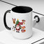 Christmas - Merry Christmas White Text Santa Reindeer Penguin Fox