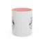 Chistmas Mug - Merry Christmas Snowman and Snowlady