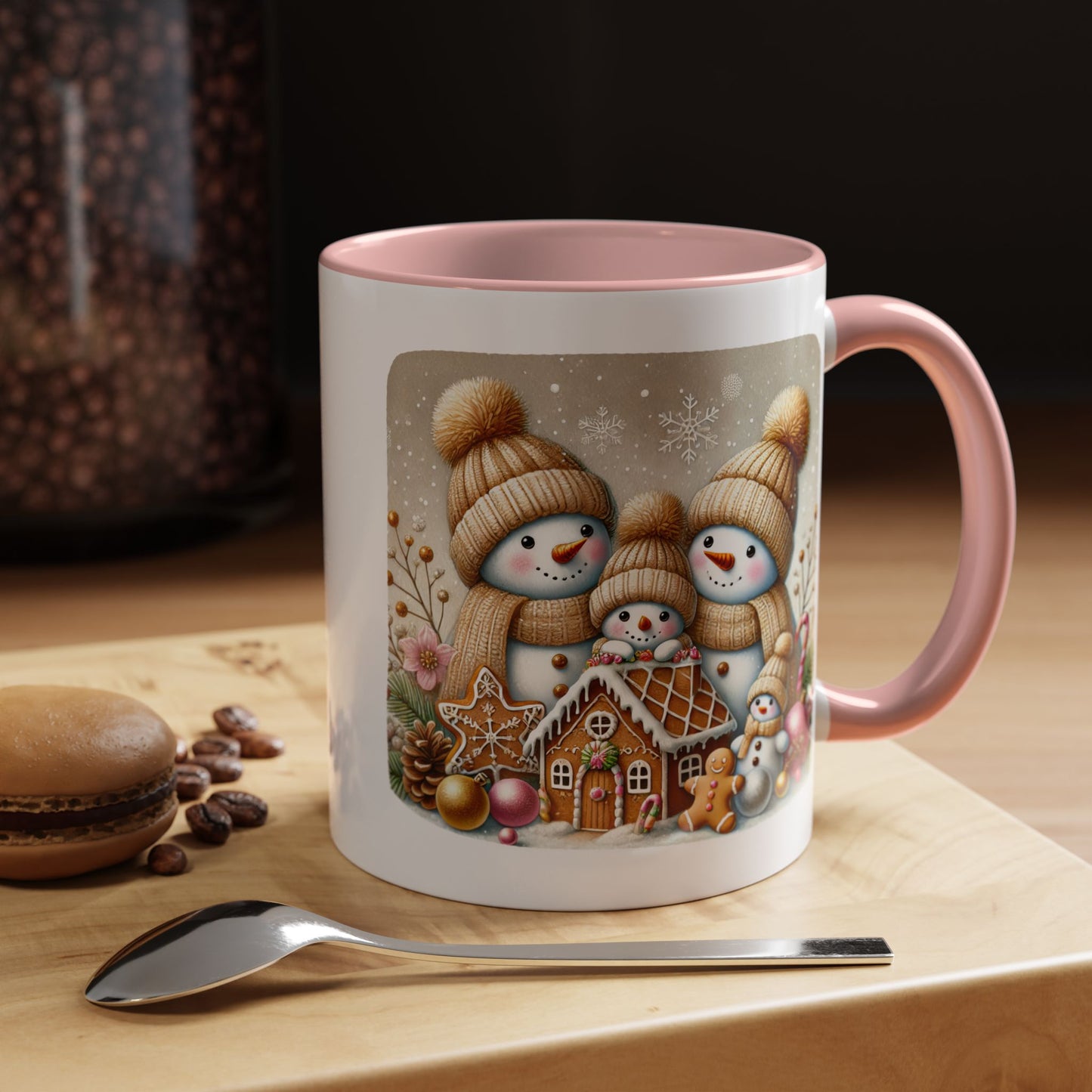 Christmas Mug - Gingerbread Snowman Family 2