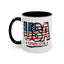 4th of July Mug - USA Since 1776 Gun