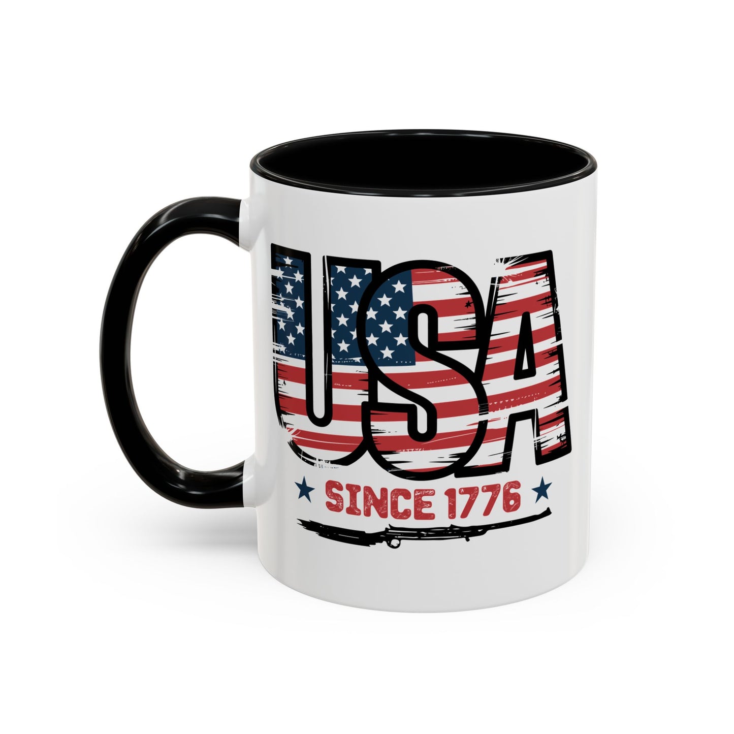 4th of July Mug - USA Since 1776 Gun