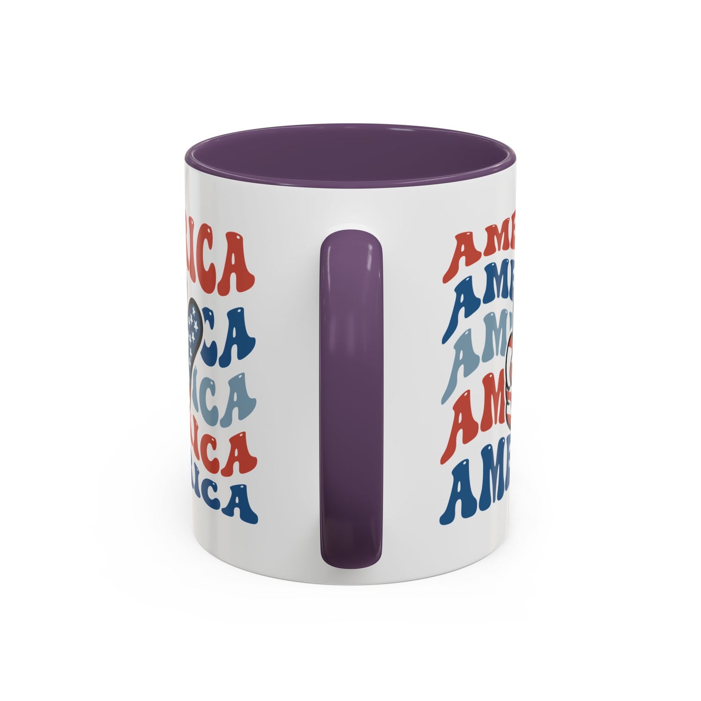 4th of July Mug - America peace Sign