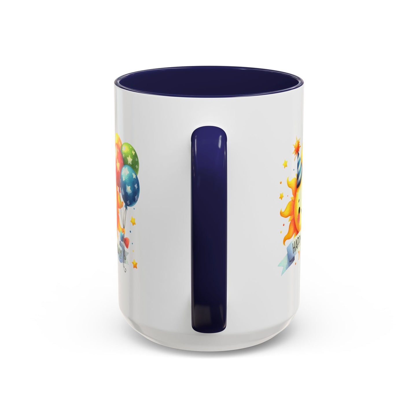 Birthday Mug - Happy Birthday Sun & Balloons