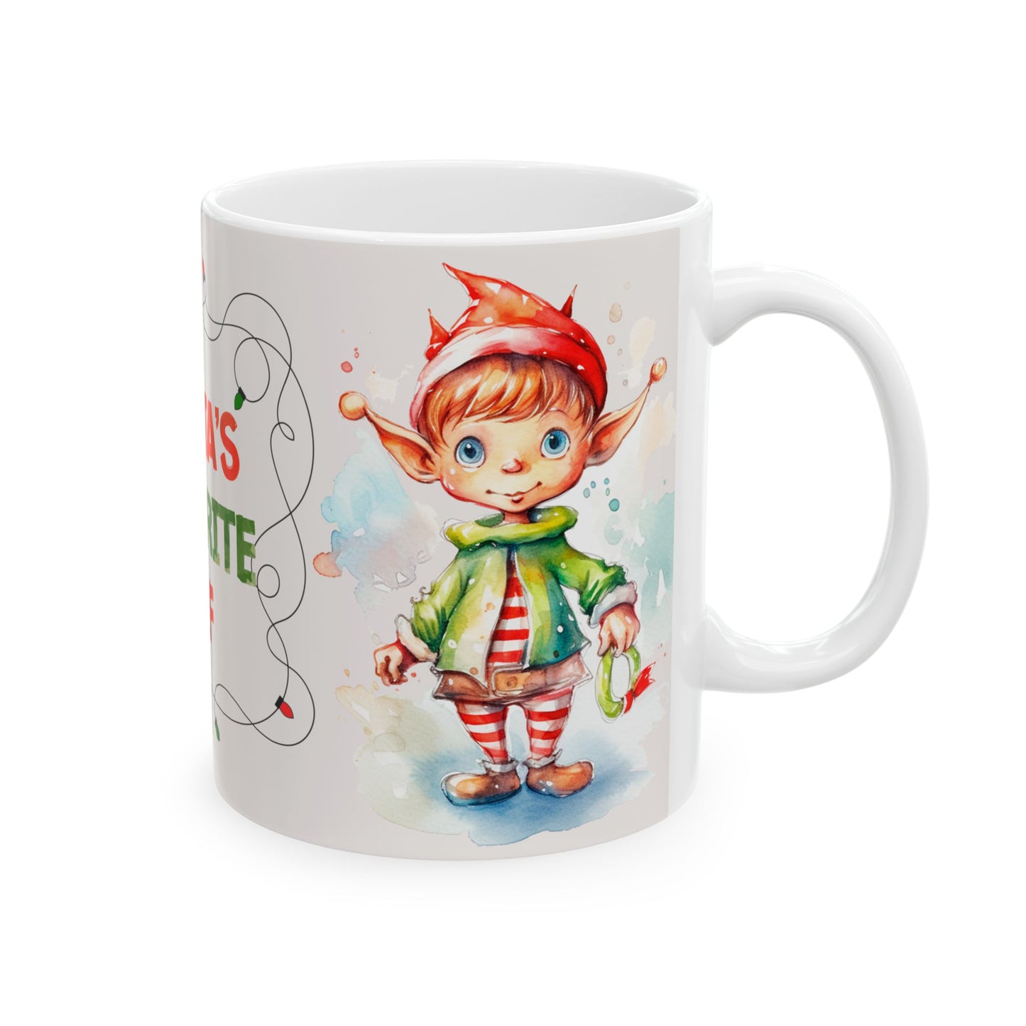 Christmas Mug - Santa's Favorite Elf
