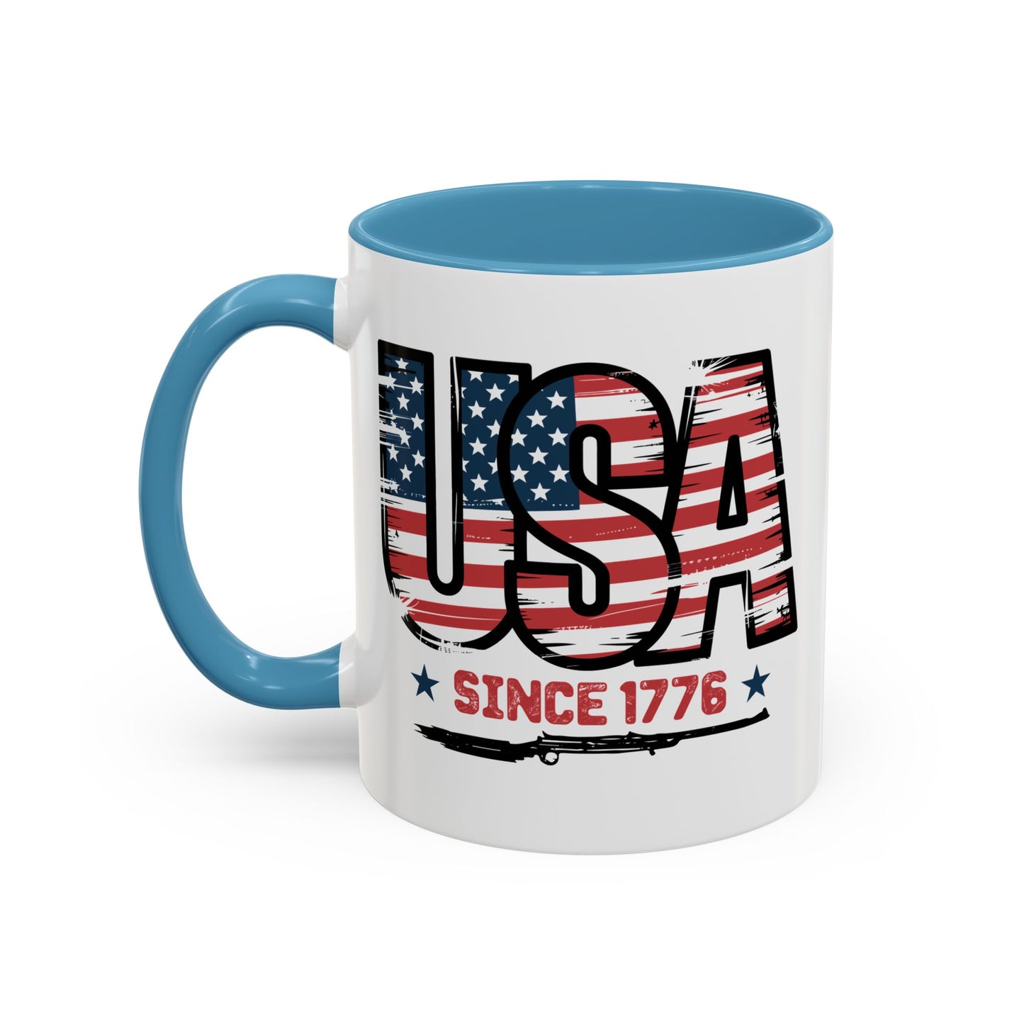 4th of July Mug - USA Since 1776 Gun