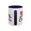 Christmas Mug - Merry Christmas Red & Green Text Bow