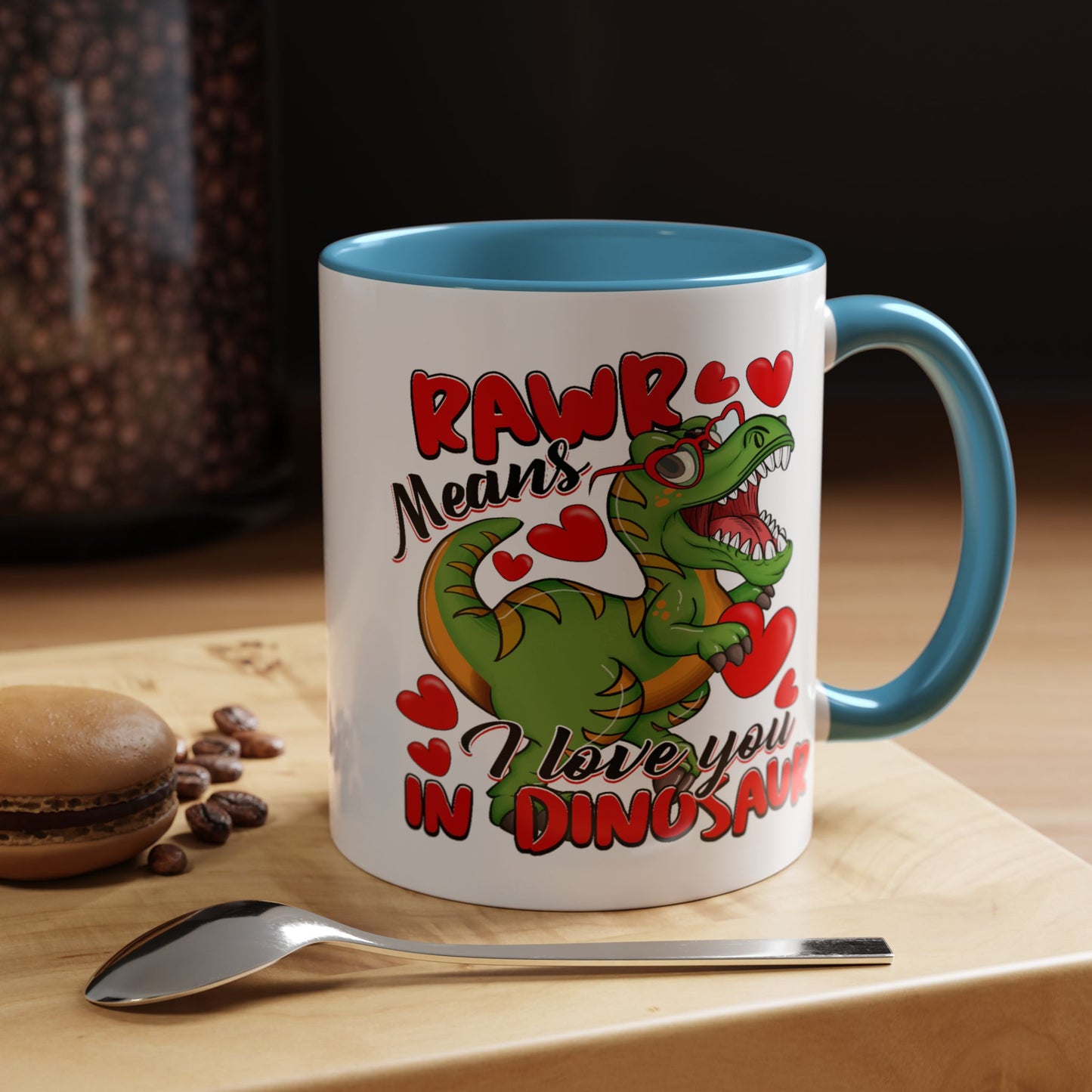 Anniversary Mug - Rawr Means I Love You