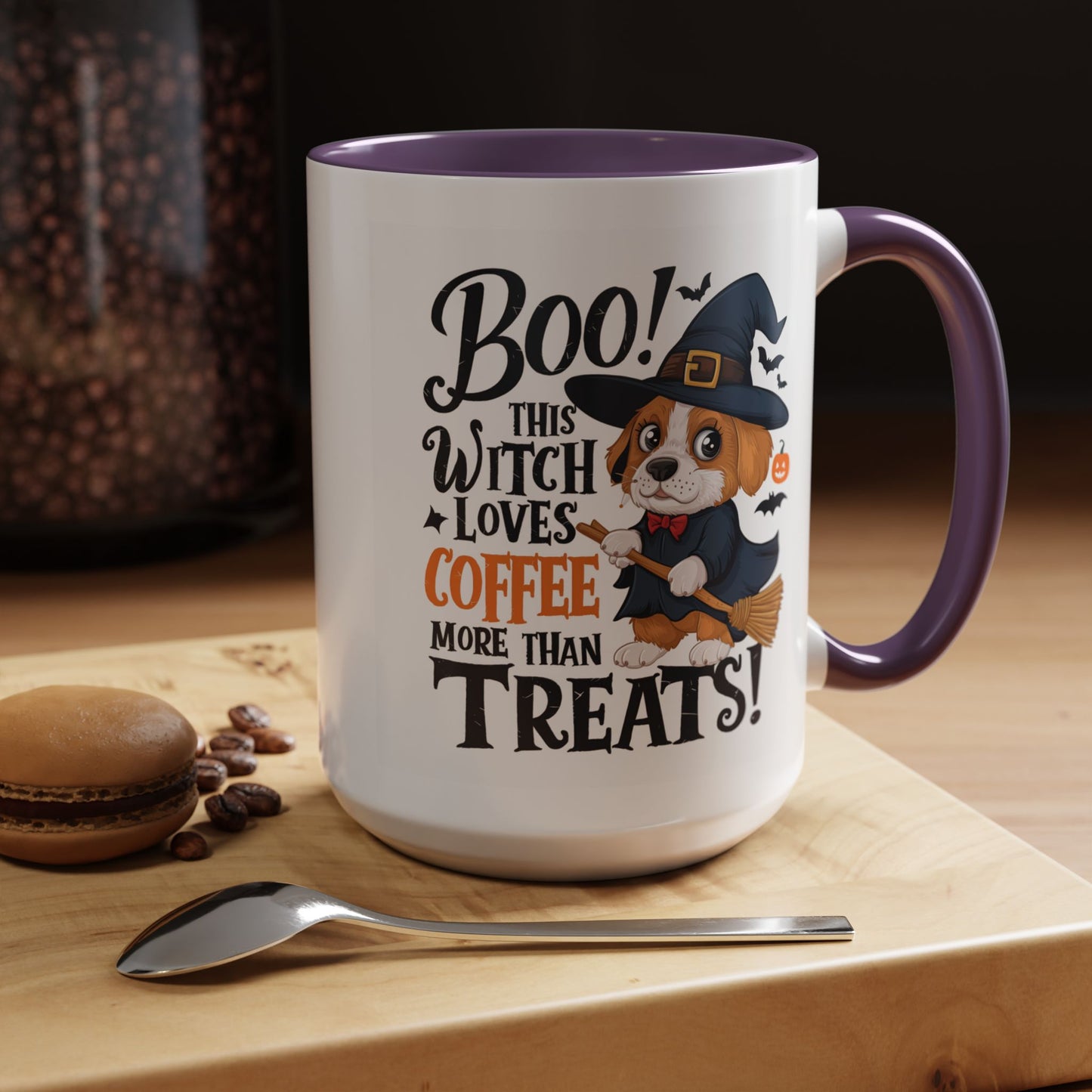 Halloween Mug - Puppy Witch
