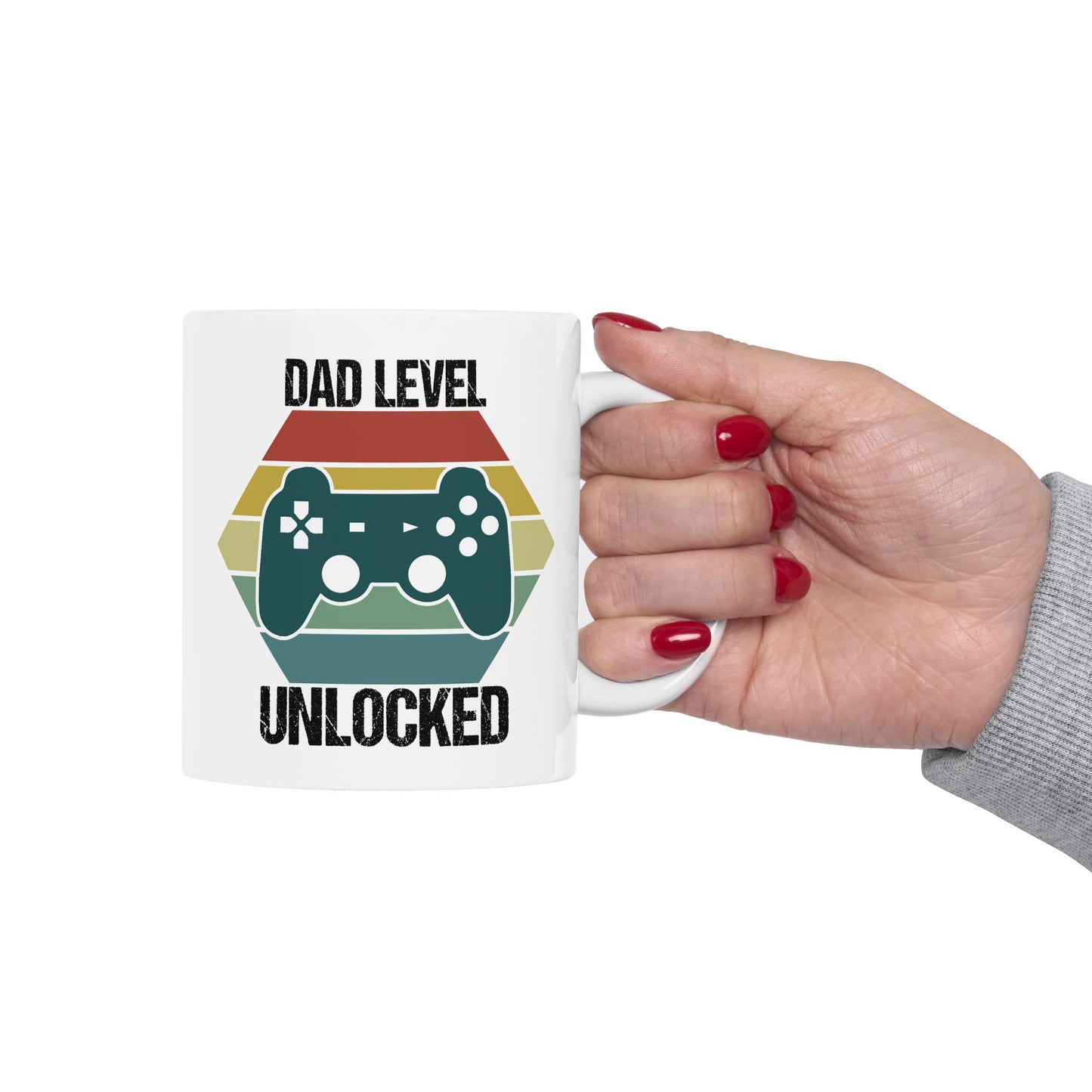 Father's Day Mug - Dad Level Unlocked