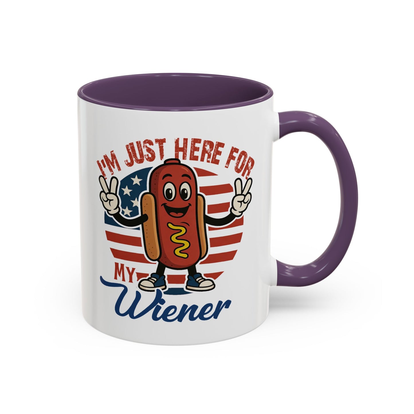 Adult Mug - I'm Just Here For My Wiener