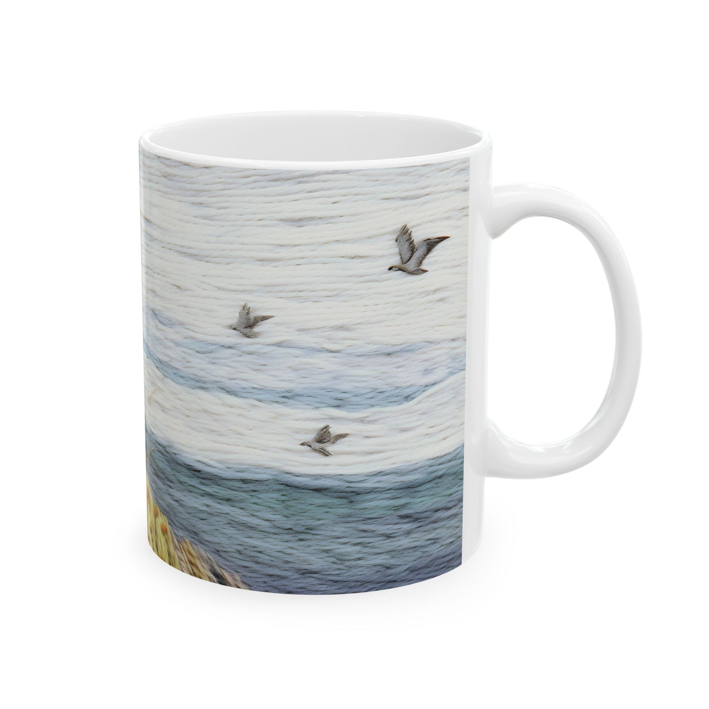 Artistic Mug - Felted Lighthouse 4