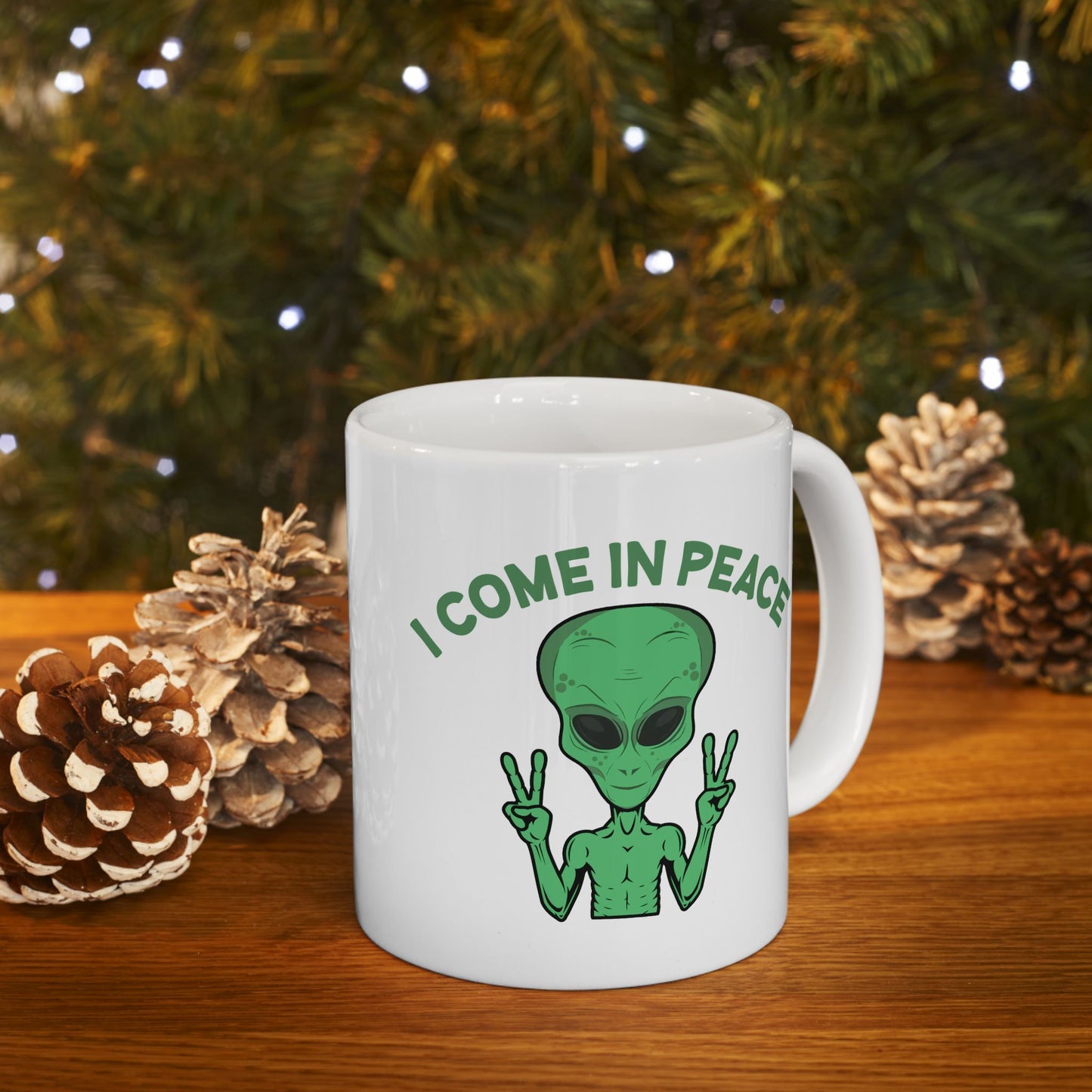 Alien Mug - I Come In Peace