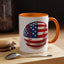 4th of July Mug - Baseball American Flag