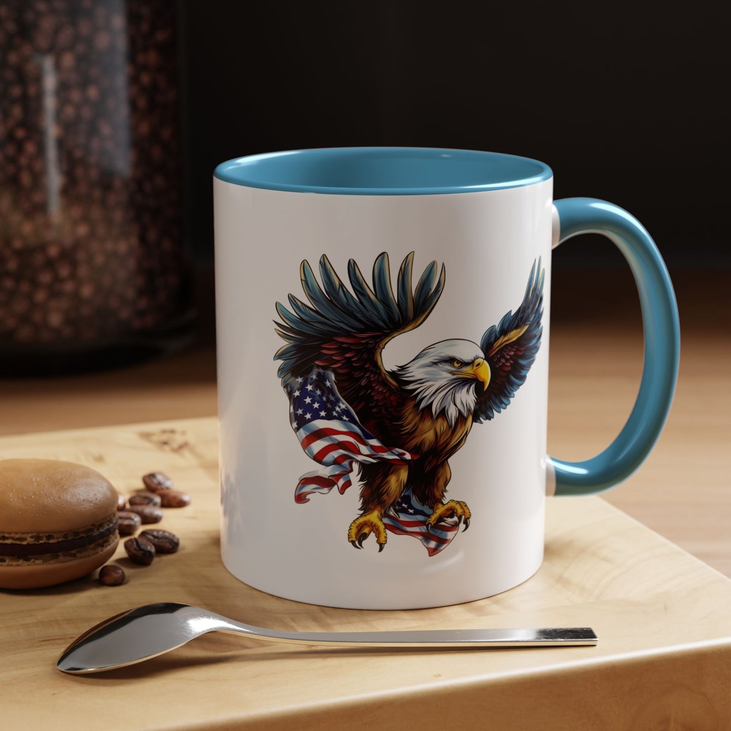 4th of July Mug - American Bald Eagle Flag 7