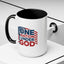 Religious Mug - One Nation Flag Cross
