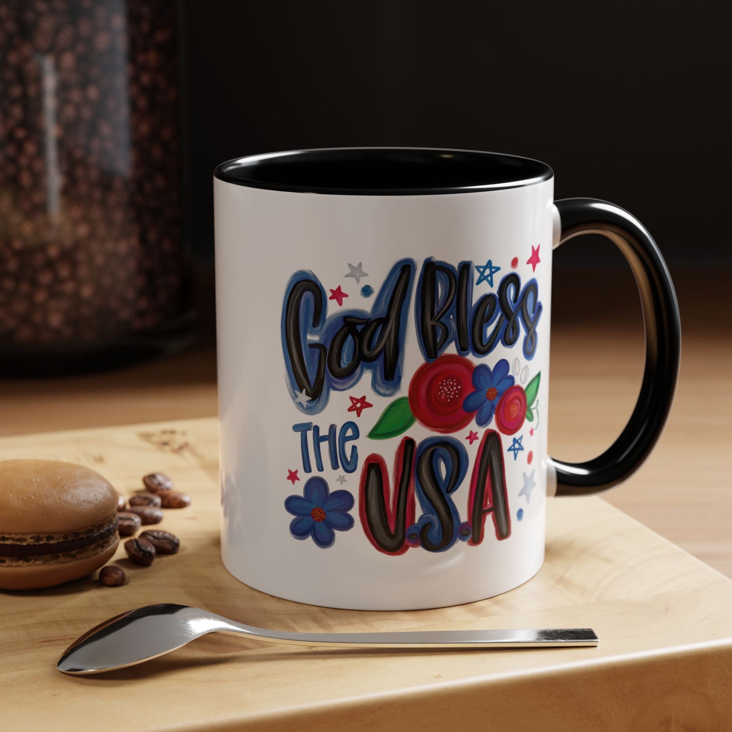 Religious Mug - God Bless Graffiti