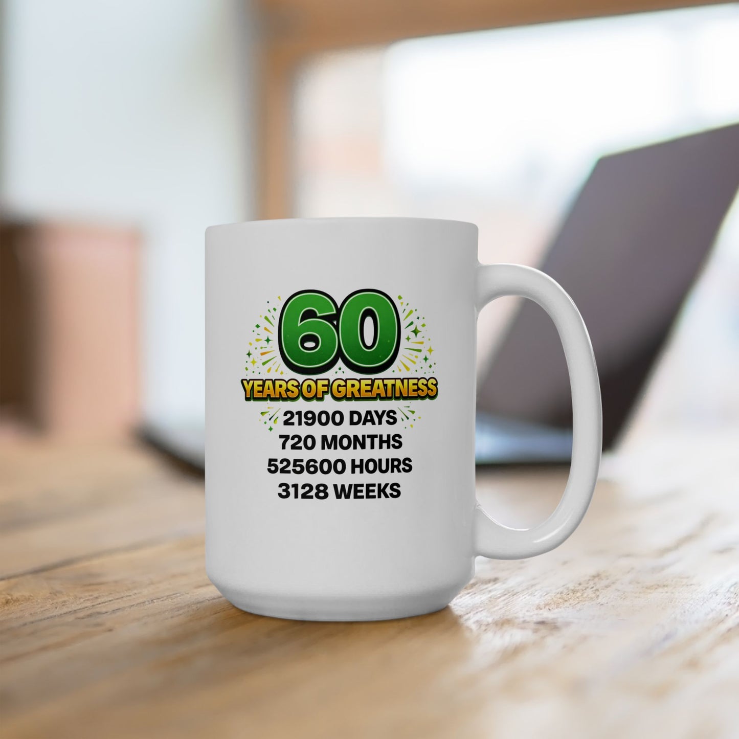 Birthday Mug - 60 Years of Greatness