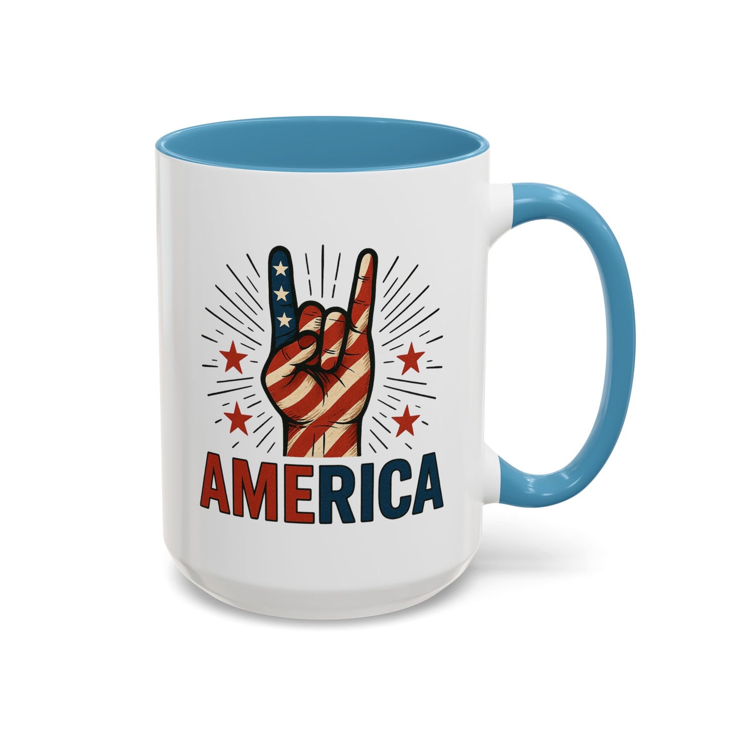 4th of July Mug - America Rock On