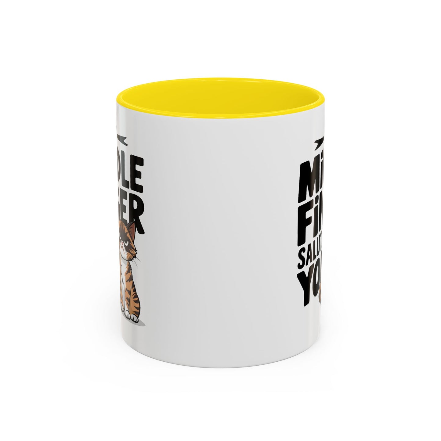 Humor Mug - My Middle Finger Salutes You